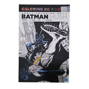 DC Batman Hush Coloring Book - Black and Blue